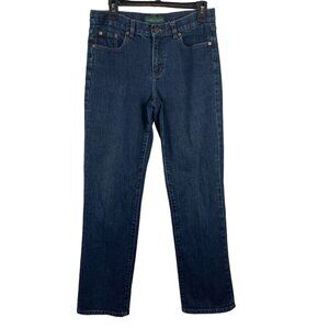 Lauren Jeans Co. Ralph Lauren Womens Modern Slim Fit Denim Jeans Size 8 Blue